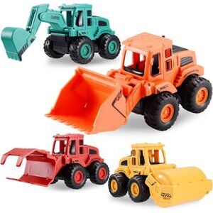 Construction Toys for 3 Years Old Boys Girls Kids, Friction Powered Construction